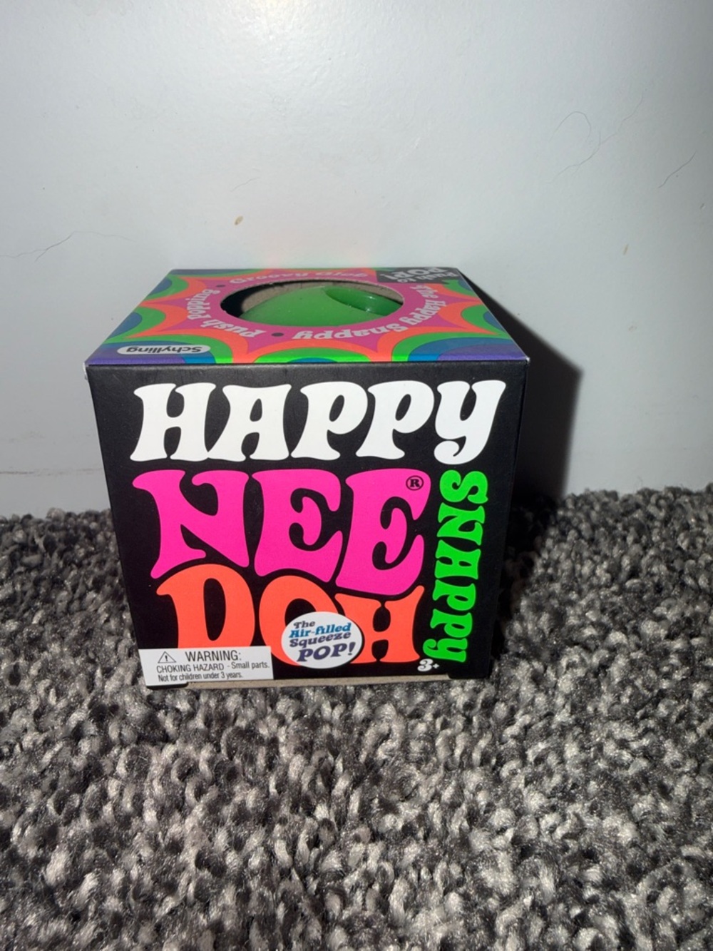 Needoh Happy Snappy Stress Ball - Green